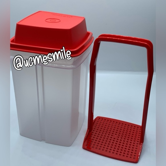 Tupperware Large Sheer/Red Pick-A-Deli Keeper - Picture 5 of 6